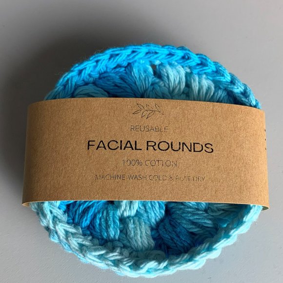 Other - 100% Cotton Face Rounds Scrubbies Makeup Remover Pads